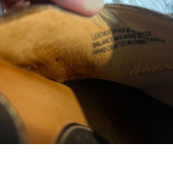 BORN Boho Casual Chic Brown 3" Heel 'Genuine Leather Slide-On Clogs Sz 7*READ - Picture 6 of 10